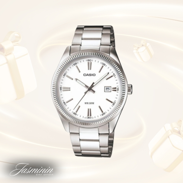 Casio MTP-1302D-7A1 unisex Heritage Grande Fluted Bezel Classic